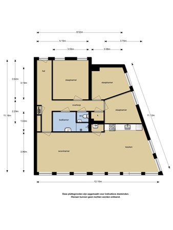 Floorplan - Nijverheidstraat 168, 3071 GK Rotterdam